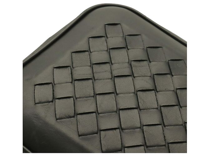 Borsa Bottega Veneta Intrecciato Eco Marrone Nero - vista 6