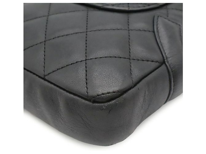 Chanel Cambon Line Coco Mark Medium Pochette Schultertasche Schwarz Weiß - Ansicht 4