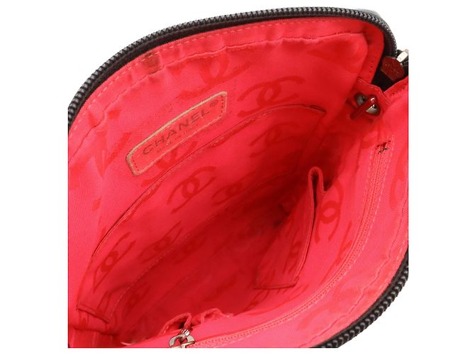 Chanel Cambon Line Coco Mark Medium Pochette Schultertasche Schwarz Weiß - Ansicht 7