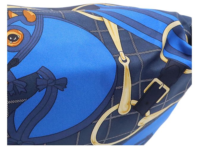 Hermès Bolsa Hermes Valusois Preto Multicor Azul marinho - vista 8