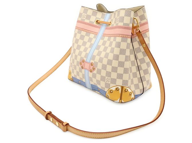 Néonoé Louis Vuitton Damier Azur NeoNoe Schultertasche Mehrfarben Roh - Ansicht 3