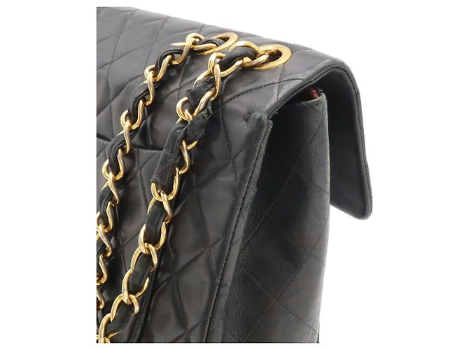 Borsa a tracolla Chanel Large Matelassé con doppia catena Nero - vista 5