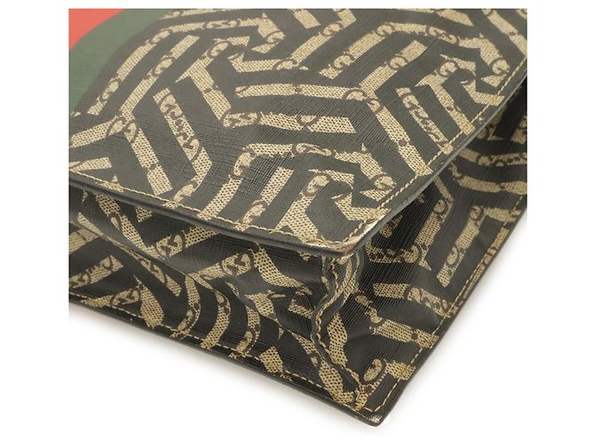 Bolso Tote Gucci GG Kaleido Supreme Web Line Negro Roja Beige Verde Khaki - Ansicht 4