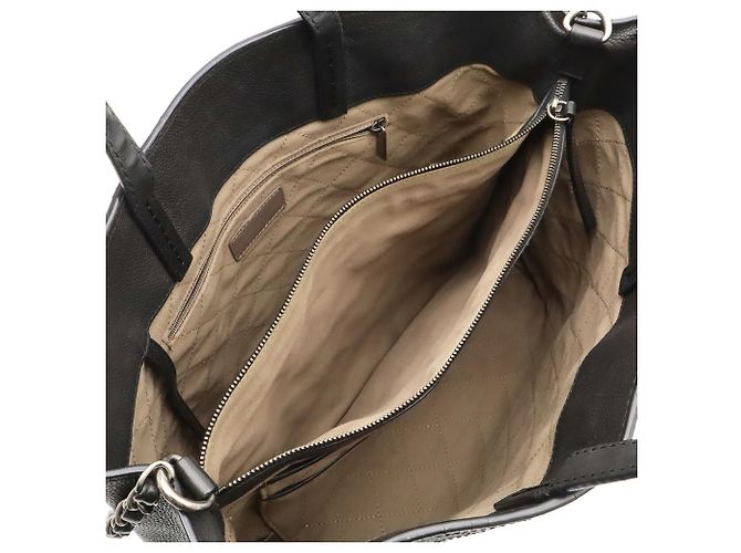 Saco Tote Chanel Matelassé Coco Mark Preto - vista 7