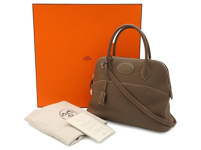 Hermès HERMES Bolsa de mão/Bolsa de ombro Bolide 31 Taupe - vista 10