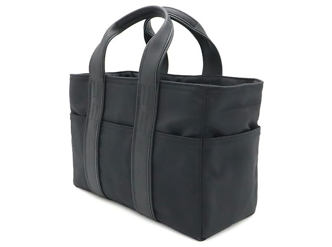 Hermès Sac Cabas Hermes Acapulco PM Noir - vue 3