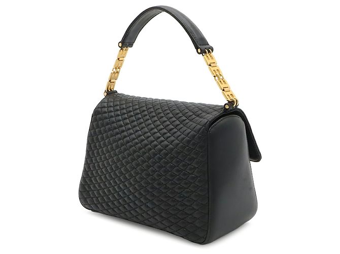 Sac à main matelassé noir Bally - vue 3