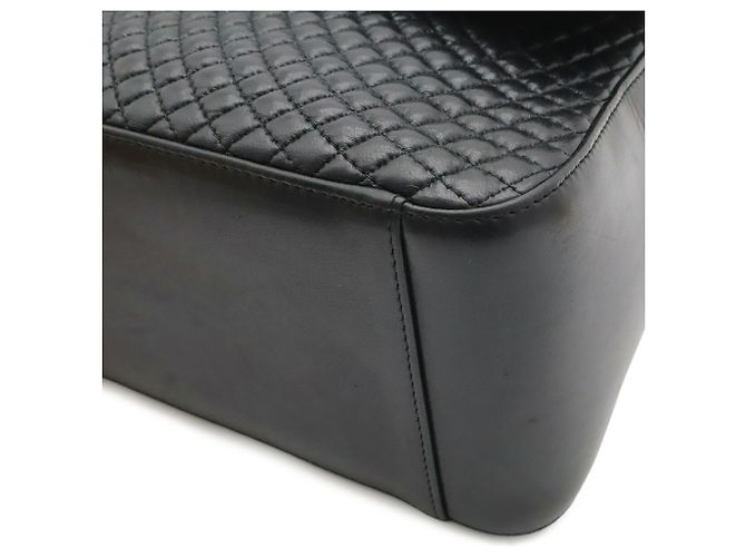 Sac à main matelassé noir Bally - vue 4
