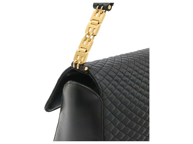 Sac à main matelassé noir Bally - vue 5