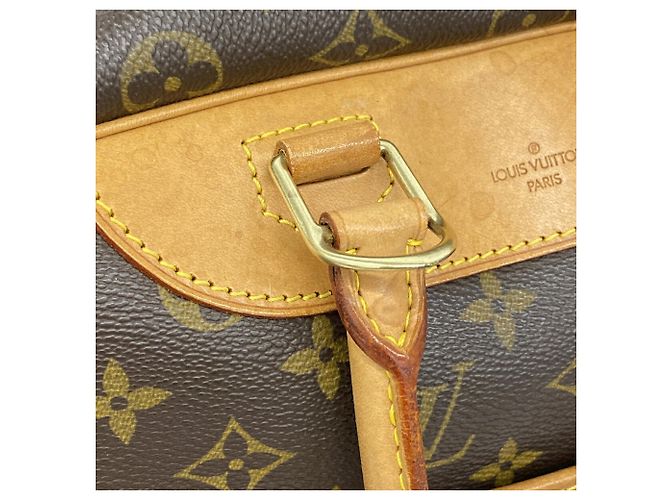 Bolso Louis Vuitton Monogram Deauville Castaño - vista 9