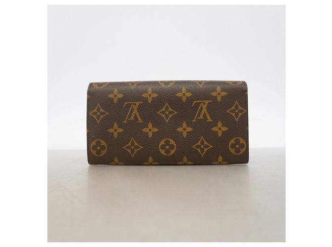 Louis Vuitton Monogram Portefeuille Sarah Long Wallet Brown - view 8