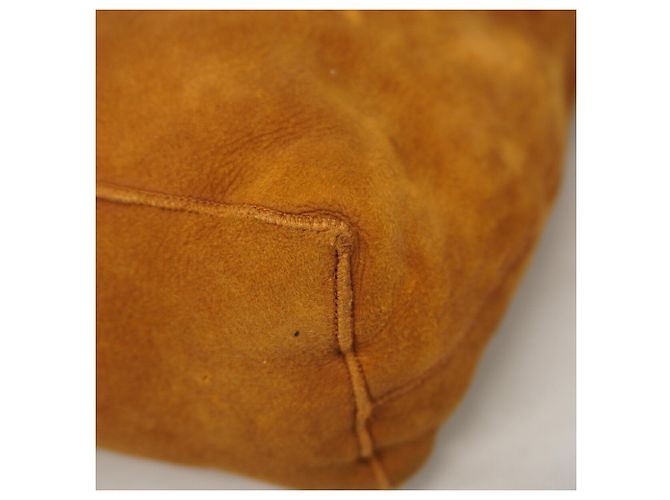 Bolso de hombro Chanel de gamuza marrón Castaño - vista 6