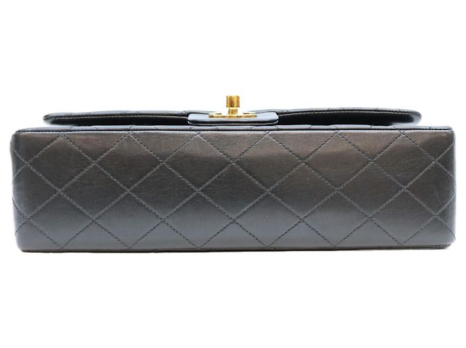 Borsa a tracolla CHANEL A01112 25 in pelle d'agnello matelassé nera - vista 5