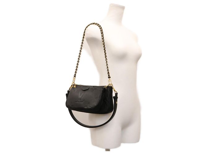 Louis Vuitton Empreinte Multipochette Accessoires Schultertasche Schwarz - Ansicht 13