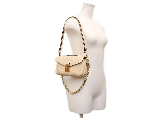 Louis Vuitton M22942 Empreinte Crème Pochette Métis EW Shoulder Bag Bege - vista 15