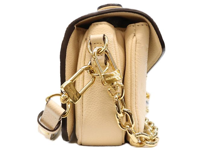 Louis Vuitton M22942 Empreinte Crème Pochette Métis EW Shoulder Bag Bege - vista 4