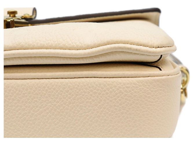Louis Vuitton M22942 Empreinte Crème Pochette Métis EW Shoulder Bag Bege - vista 7