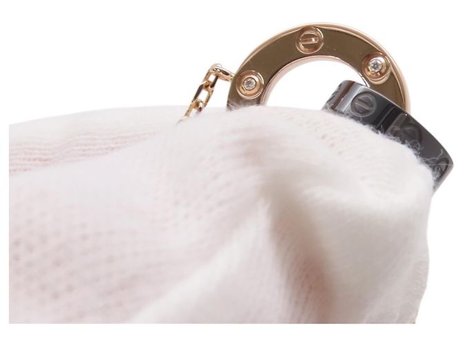Bracciale Cartier Love in oro rosa e ceramica - vista 6