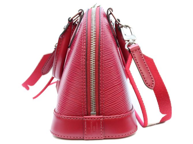 Louis Vuitton Epi Framboise Alma BB Schultertasche Rot - Ansicht 2