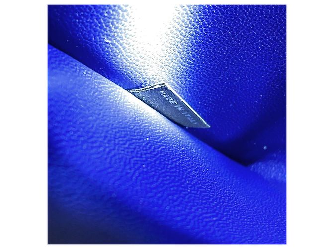 Bolso de mano Prada en piel Saffiano Azul - vista 10