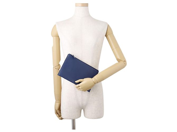 Bolso de mano Prada en piel Saffiano Azul - vista 4