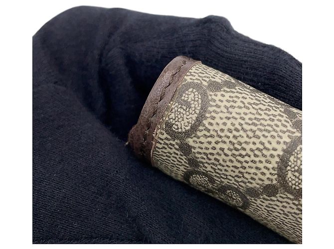 Gucci GG Supreme Ophidia Geldbörse Braun - Ansicht 4