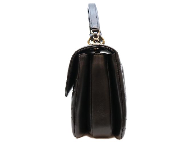 Chanel Trendy CC Small Schultertasche aus schwarzem Lammleder - Ansicht 2