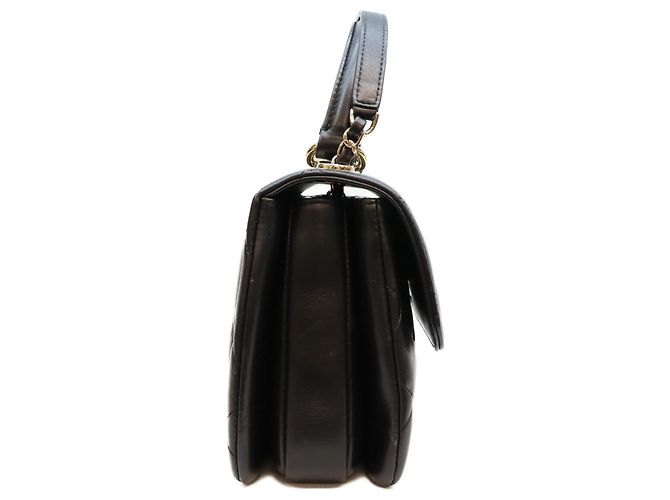 Chanel Trendy CC Small Schultertasche aus schwarzem Lammleder - Ansicht 4