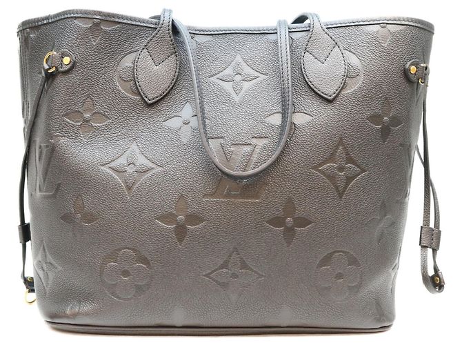 Bolso Tote Louis Vuitton Empreinte Neverfull MM Negro - vista 3