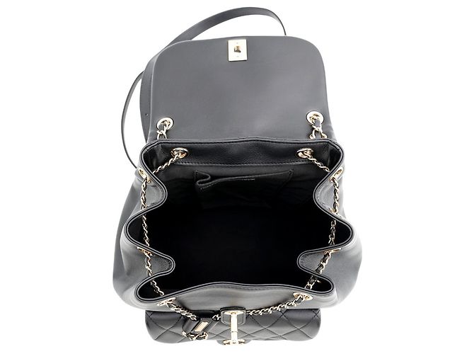 Sac à dos Chanel Matelassé Coco Mark Small Noir - vue 5