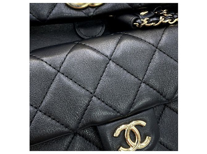 Sac à dos Chanel Matelassé Coco Mark Small Noir - vue 6