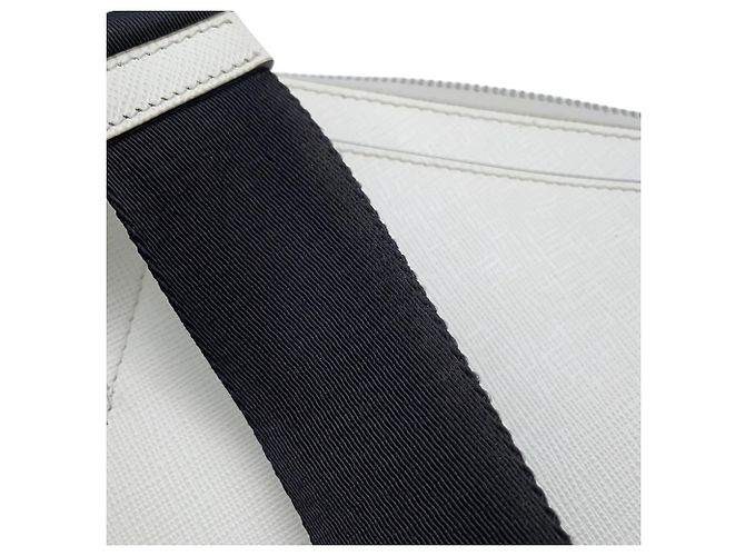 Prada Saffiano Body Bag in White - view 13