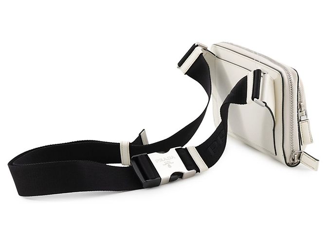 Prada Saffiano Body Bag in White - view 2