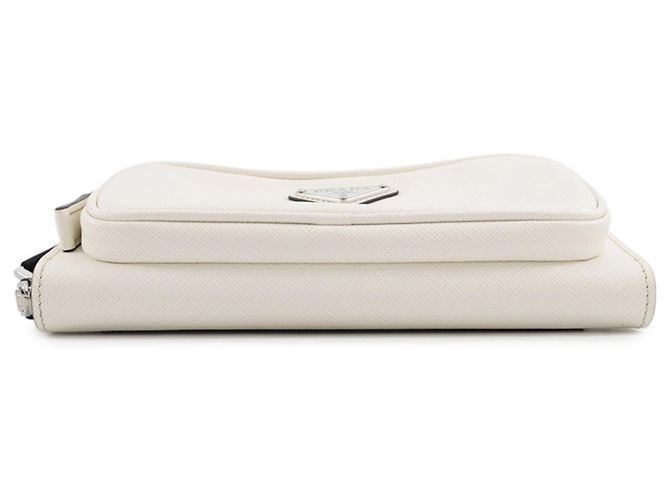 Prada Saffiano Body Bag in White - view 4