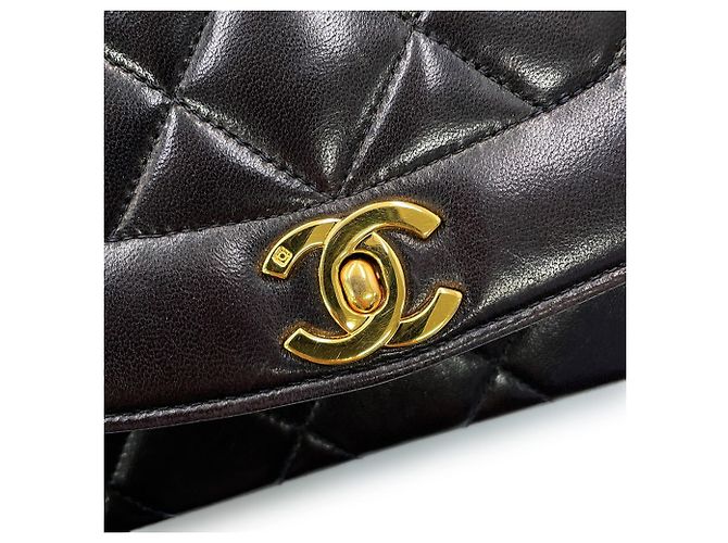 Chanel Black Lambskin Chain Shoulder Bag - view 13