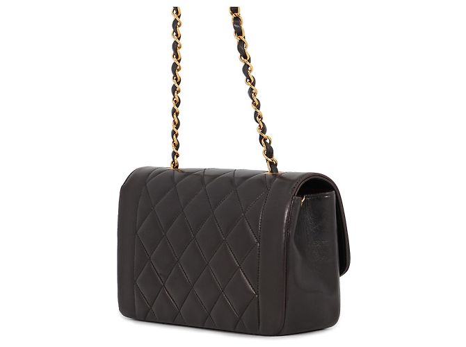 Chanel Black Lambskin Chain Shoulder Bag - view 2