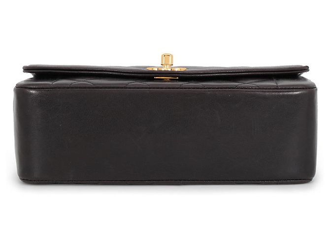 Chanel Black Lambskin Chain Shoulder Bag - view 3
