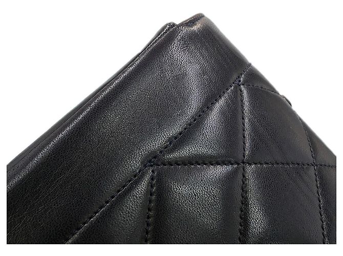 Chanel Black Lambskin Chain Shoulder Bag - view 9