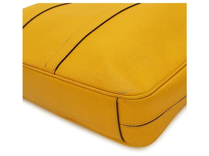 Louis Vuitton Taiga PDV Port Document Voyage PM Handtasche Gelb - Ansicht 4