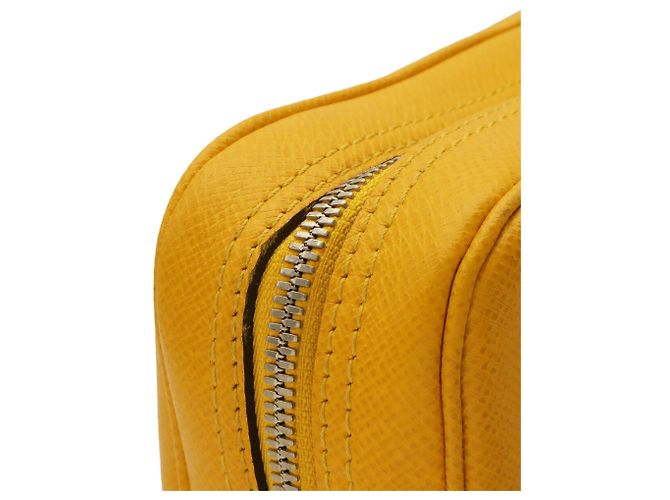 Louis Vuitton Taiga PDV Port Document Voyage PM Handtasche Gelb - Ansicht 5