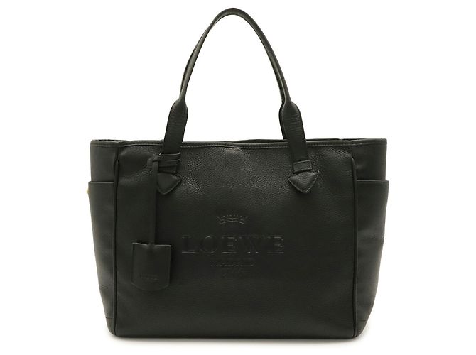 Sac cabas Loewe Heritage Small Noir - vue 2