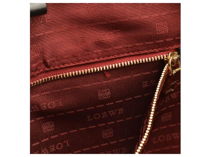Sac cabas Loewe Heritage Small Noir - vue 9