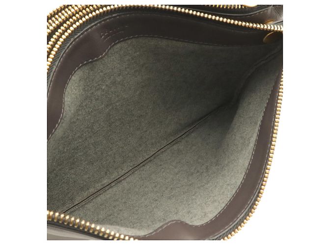 Céline Borsa a tracolla Celine Trio Large Grigio antracite - vista 8