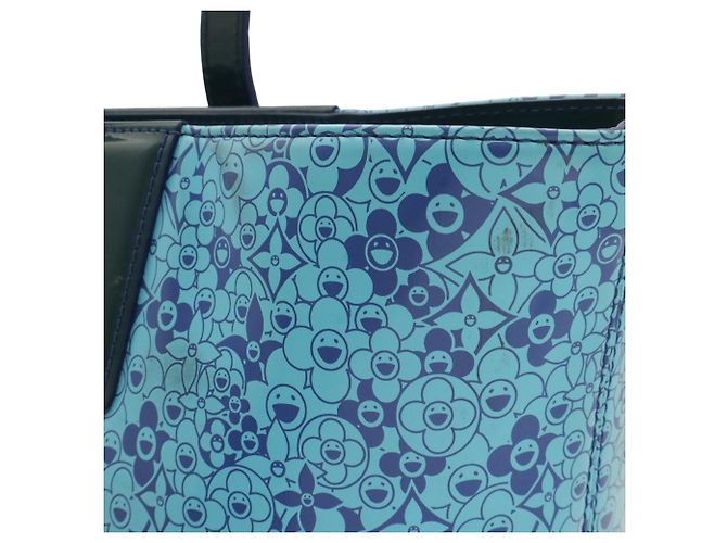 Sac Cabas Louis Vuitton Cosmic Blossom PM Bleu - vue 6