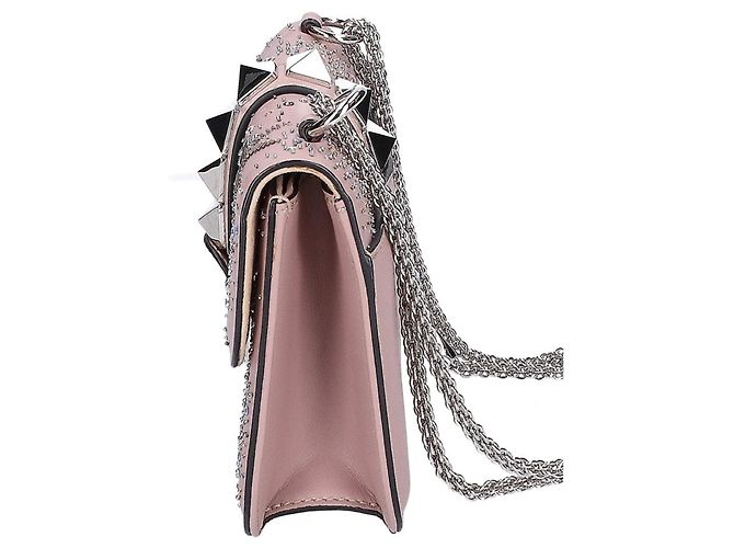 Borsa a tracolla con catena e ricami di perline Valentino - vista 2