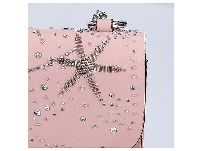 Borsa a tracolla con catena e ricami di perline Valentino - vista 9