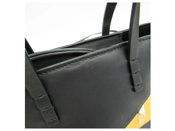 Bolsa de mão Fendi Bag Bugs Roll Mini Preto - vista 9