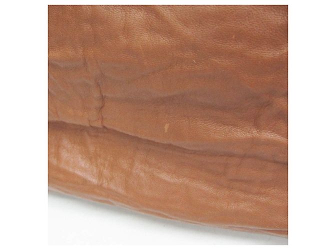 Borsa a spalla tote Prada Side Ribbon BR4230 da donna in pelle Nappa Marrone - vista 7
