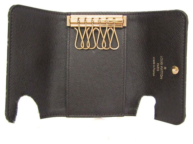 Louis Vuitton Monogram Idylle Key Holder Dark grey Dark brown - view 4