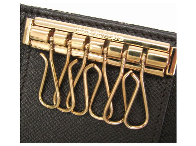 Louis Vuitton Monogram Idylle Key Holder Dark grey Dark brown - view 9